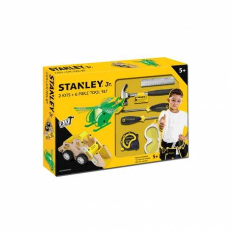 Stanley Jr. U009-K02-T06-SY 2 Ξυλοκατασκευές και Παιδικό σετ εργαλείων 6 τεμ.