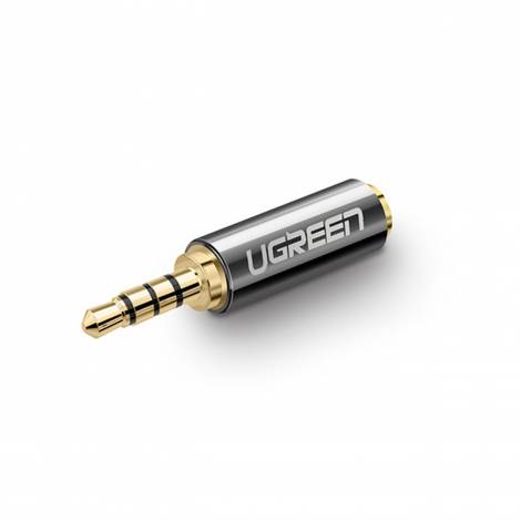 Ugreen Αντάπτορας Audio 3.5mm Θηλυκό σε 2.5mm Αρσενικό Γκρι 20501