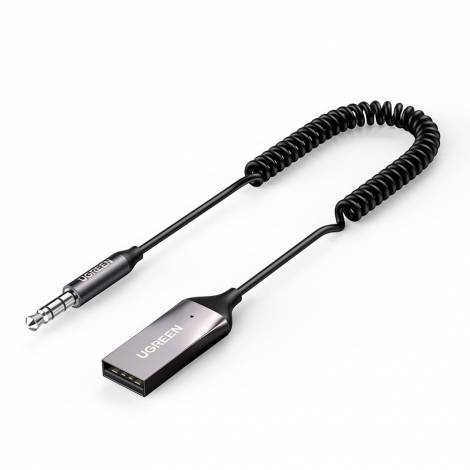 Ugreen Bluetooth 5.3 audio receiver USB cable audio adapter AUX jack Μαύρο