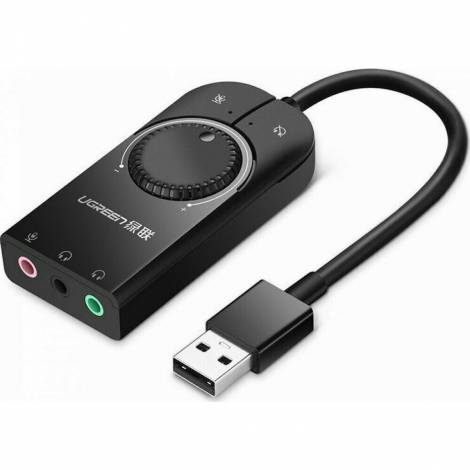 Ugreen CM129 15cm Εξωτερική USB Κάρτα Ήχου 2.0