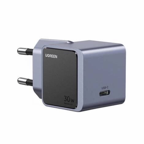 Ugreen Φορτιστής Χωρίς Καλώδιο GaN με Θύρα USB-C 30W Power Delivery / Quick Charge 3.0 Γκρι (Nexode S Χ503)