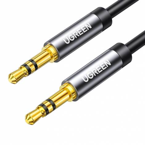 Ugreen Καλώδιο Ήχου 3.5mm male - 3.5mm male Ασημί 3m 10736