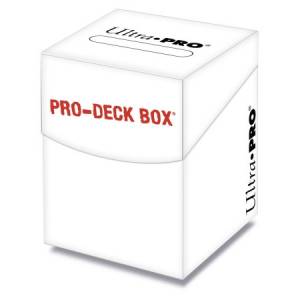 Ultra Pro - WHITE Deck Box: Pro 100+  REM85682