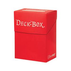 Ultra Pro Deck Box - Red (REM85298)