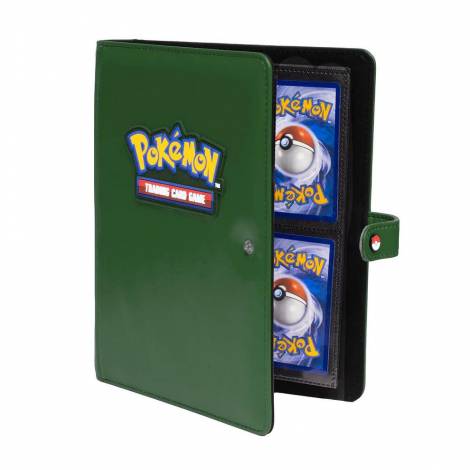 Ultra Pro Pokemon Supplies - 4-Pocket Premium Snap Binder - GREEN [20 Pages - Holds 160 Cards]