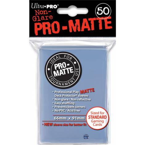 Ultra Pro - Pro Matte 50 Sleeves Clear REM84490