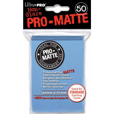 Ultra Pro - Pro Matte Light Blue Sleeves 50 Pack