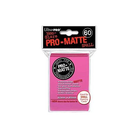 Ultra Pro Matte Small 60 Sleeves Bright Pink (REM84148)