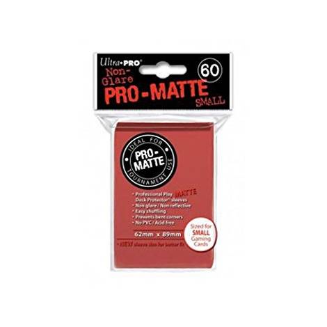 Ultra Pro - Pro Matte Small 60 Sleeves Red (REM84263)