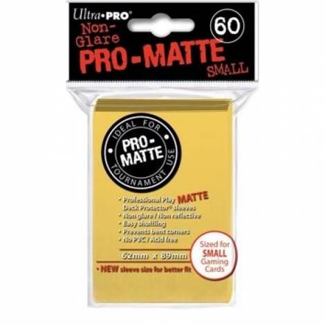Ultra Pro - Pro Matte Small 60 Sleeves Yellow (REM84268)