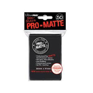 Ultra Pro - Pro Matte Standard 50 Sleeves Black (REM82728)