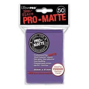 Ultra Pro - Pro Matte Standard 50 Sleeves Purple (REM84187)