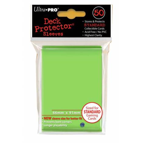 Ultra Pro Sleeves Standard Size 50 Lime Green (REM84190)