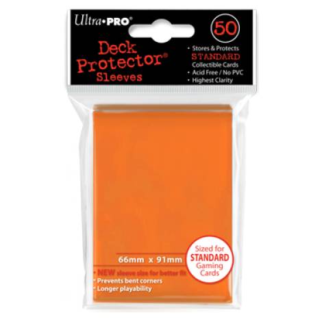 Ultra Pro Standard 50 Sleeves Orange   REM82673