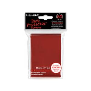 Ultra Pro - Standard 50 Sleeves Red (82672)
