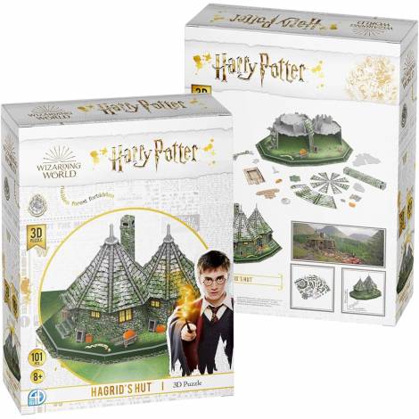 University Games - 3D Παζλ Harry Potter: Καλύβα του Χάγκριντ (Hagrid's Hut)