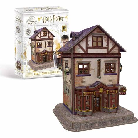 University Games - 3D Παζλ Harry Potter: Κατάστημα Ειδών Κουίντιτς στη Διαγώνιο Αλέα (Quality Quidditch Supplies)