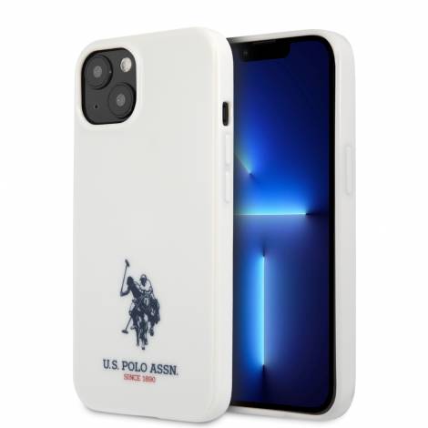 U.S. Polo Assn. “Mini Horses Logo Collection” Θήκη προστασίας από σιλικόνη – iPhone 13 (Λευκό – USHCP13MUMHH)