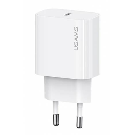 USAMS φορτιστής τοίχου CC226, USB-C, 20W, λευκός