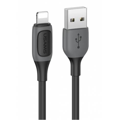 USAMS καλώδιο Lightning σε USB US-SJ595, 12W, 1m, μαύρο