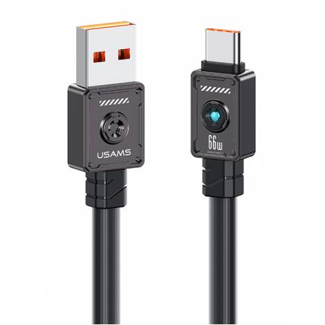 USAMS καλώδιο USB-C σε USB US-SJ686, 66W, 480Mbps, 1.2m, μαύρο