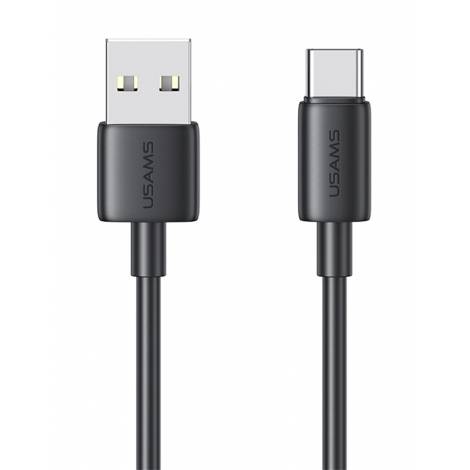 USAMS καλώδιο USB-C σε USB US-SJ708, 3A, 480Mbps, 1m, μαύρο