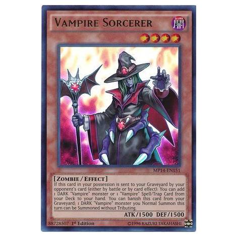 Vampire Sorcerer - MP14-EN151 - Ultra Rare 1st Edition