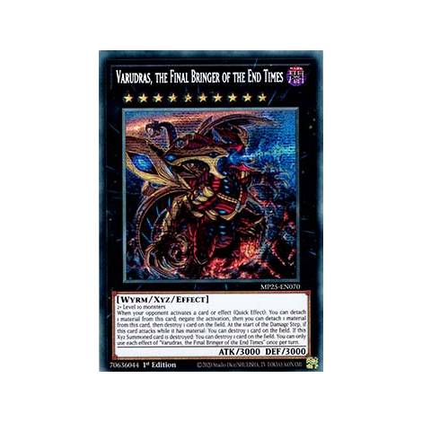 Varudras, the Final Bringer of the End Times SECRET RARE (MP25)