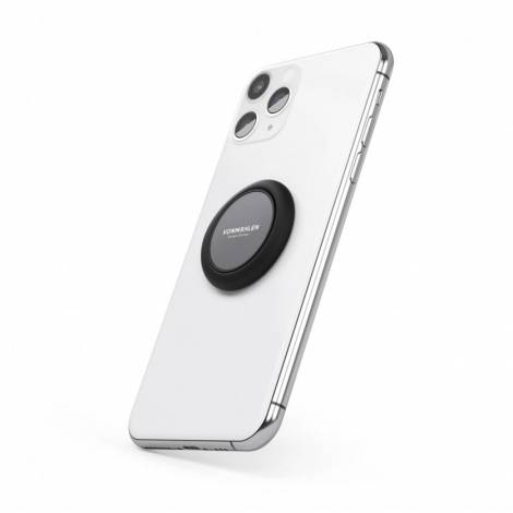 Vonmählen New Backflip Signature The Phone Grip (aluminium Ring για smartphone & magnetic car holder) – Black