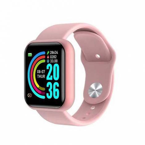 WATERPROOF IP68 SMART WATCH PINK