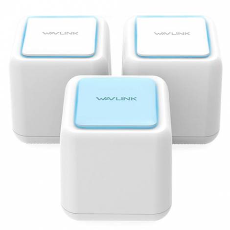 WAVLINK HALO BASE PRO AC1200 DUAL-BAND WHOLE HOME MESH WIFI SYSTEM WITH TOUCHLINK 3 PACK