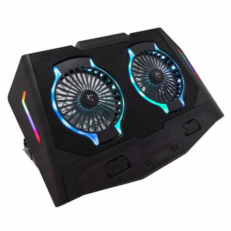 WHITE SHARK COOLING PAD GCP-10 2 FANS RGB