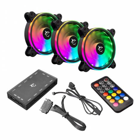 WHITE SHARK FAN GCF-S028-004 NEBULA-2 BLACK ARGB KIT