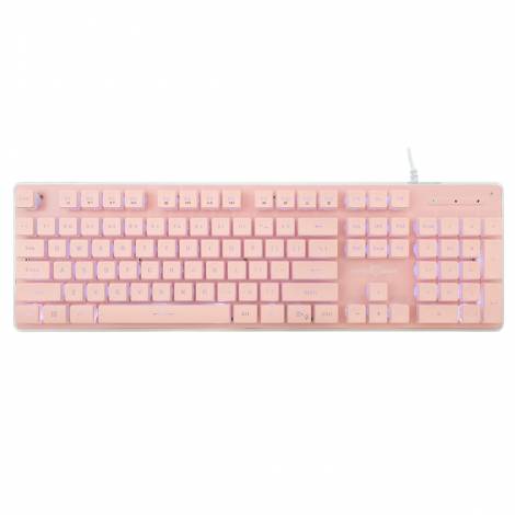 WHITE SHARK LED KEYBOARD GK-003441 TACHI US LAYOUT PINK