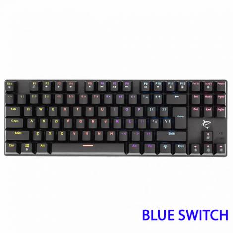 WHITE SHARK MECHANICAL US KEYBOARD COMMANDOS BLUE SWITCH  GK-2106