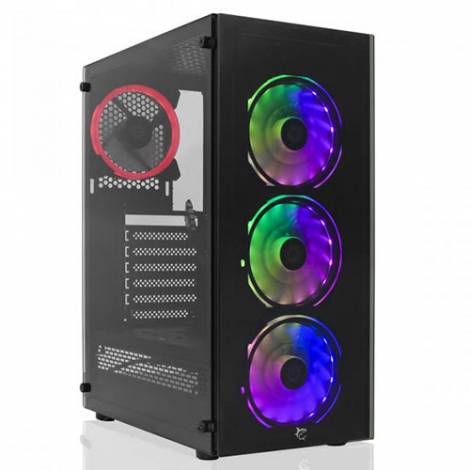 WHITE SHARK PC CASE GCC-2101 BUNKER / 1 FAN RED