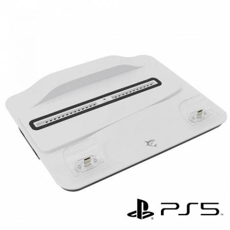 WHITE SHARK PS5 COOLING PAD + 2 CHARGING DOCK GUARD