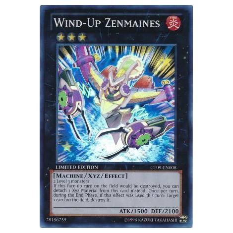 Wind-Up Zenmaines - CT09-EN008 - Super Rare - LIMITED EDITION
