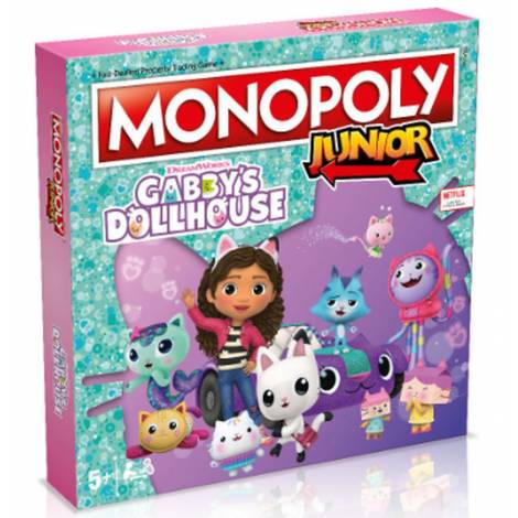 Winning Moves: Monopoly - Junior Gabbys Dollhouse  Επιτραπέζιο (Ελληνική Γλώσσα) (WM04157)