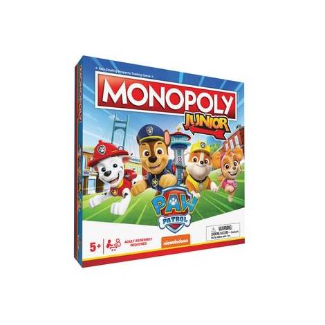 Winning Moves: Monopoly - Junior Paw Patrol  Επιτραπέζιο (Ελληνική Γλώσσα) (WM04163-GRK)