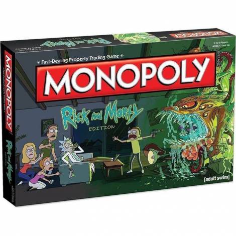 Winning Moves: Monopoly - Rick And Morty Board Game (002701)