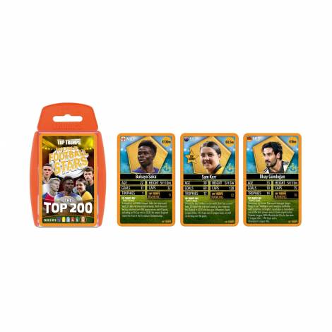 Winning Moves Top Trumps: World Football Stars 2024 - The Top 200 Game Card (WM04841-EN1)