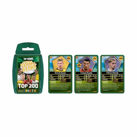 Winning Moves Top Trumps: World Football Stars 2024 - The Top 200 Game Card (WM04842-EN1)