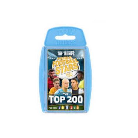 Winning Moves: Top Trumps - World Football Stars 2024 The Top 200 Pack 3 - Card Game (WM04802-EN1)