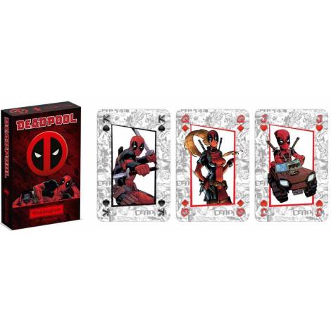 Winning Moves: Waddingtons No.1 - Deadpool Playing Cards (WM04686-EN1)