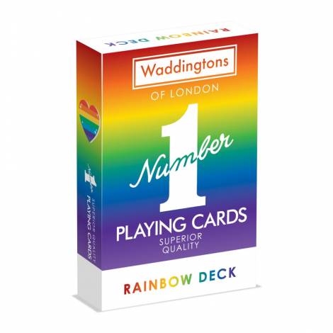 Winning Moves: Waddingtons No.1 - Rainbow Playing Cards (WM00756-EN1)