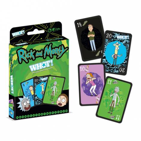 Winning Moves: Whot! Rick and Morty Card Game (WM02941-ML1)