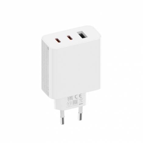 Xiaomi Φορτιστής Χωρίς Καλώδιο GaN 1x USB-A, 2xUSB-C 67W Power Delivery Λευκός EU A07ZMEU