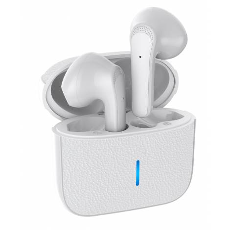 YISON earphones με θήκη φόρτισης TWS-T11, True Wireless, λευκά