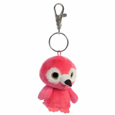 YOOHOO Mango The Flamingo Λούτρινο Φλαμίνγκο με Μπρελόκ 9εκ PE / Συνθετικό Yoohoo 1+ Στο χέρι